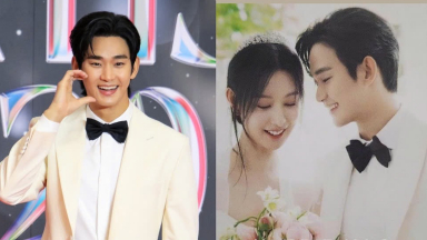 Kim Soo Hyun gây bão tại lễ Asia Artist Awards với màn phát biểu đậm chất ngôn tình với  Kim Ji Won