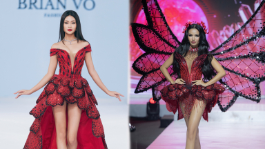 Bùi Xuân Hạnh làm vedette trong BST mới của NTK Brian Võ: Lấy cảm hứng từ trăng máu và nữ thần Hy Lạp