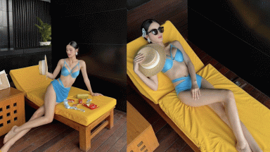 Ý Nhi khoe đường cong quyến rũ với bikini tại Hoa hậu Thế giới 2025