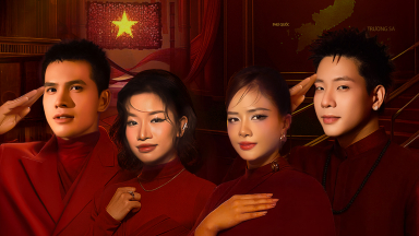 Quốc Thiên cùng 3 giọng ca vocalist đầy nội lực trong MV kết hợp AI 'Kiếp sau vẫn là người Việt Nam”