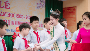 Á hậu Linh Đan từng dành toàn bộ tiền thưởng thắng giải cho hoạt động thiện nguyện