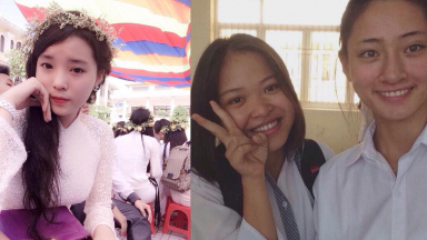Ảnh hiếm thời đi học của các nàng hậu, nhan sắc chuẩn vàng mười