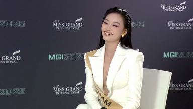 Hoa hậu Yến Nhi kể về bố mẹ làm phụ hồ, bán vé số trong vòng phỏng vấn kín Miss Grand International 2025