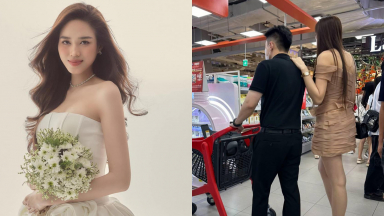 Hé lộ thiệp cưới của Hoa hậu Đỗ Thị Hà và thiếu gia Quảng Trị