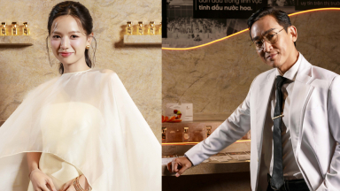 Mỹ nhân “Mưa Đỏ” Lê Hạ Anh gây chú ý với visual ngọt ngào tại sự kiện