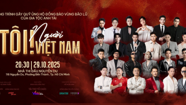 MC Anh Tuấn và các “anh tài” tham gia đêm nhạc “Tôi! Người Việt Nam” không cát- xê