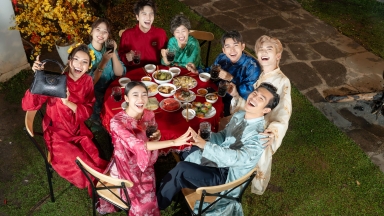 Duy Khánh rủ rê Jun Phạm, BB Trần, Thiên Minh tham gia phim Tết