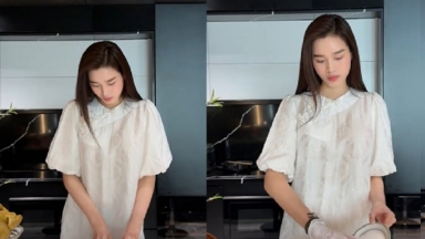 Đỗ Thị Hà nói gì khi bị mỉa mai mua thức ăn sẵn để quay vlog 'làm màu'?