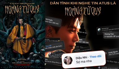 Anh Tú Atus mặc long bào tỏa sáng trên First-look Poster đậm chất quỷ dị của phim Hoàng Tử Quỷ