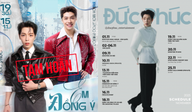 Noo Phước Thịnh - Đức Phúc bất ngờ hủy show trước 3 ngày diễn ra
