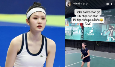 Hiền Hồ gây xôn xao với thói quen đánh pickleball lúc 23h30