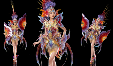 Hoa hậu Phương Linh ra mắt trang phục Carnival lấy cảm hứng từ “Cá chép hóa rồng”