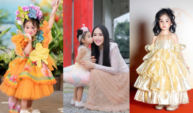 Á hậu Trúc Ny: “Tiền cát-xê từ hợp đồng quảng cáo của Moniz được dùng để từ thiện, giúp con biết chia sẻ'