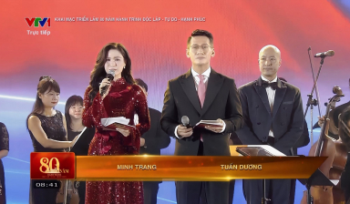 Nữ BTV VTV1 gây sốt ngày Đại lễ Quốc khánh: Hóa ra là gương mặt quen thuộc 18 năm qua