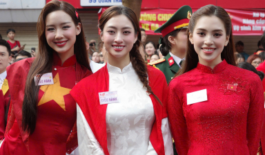 Ba thế hệ Miss World Vietnam hoà giọng cùng dàn nghệ sĩ hát chào mừng Quốc khánh 2/9