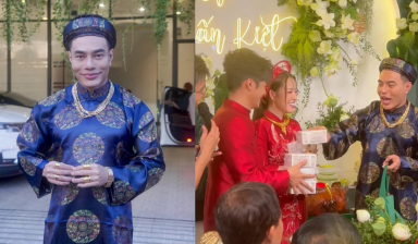 Lê Dương Bảo Lâm mừng đám cưới Puka - Gin Tuấn Kiệt ở Đồng Tháp 1 bao tải tiền mặt, khách mời choáng váng