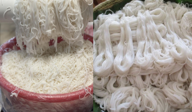 Phân biệt bún sạch và bún nhiễm hóa chất như thế nào?