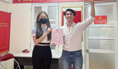 Bình An và Phương Nga đăng ký kết hôn, chính thức nên duyên vợ chồng