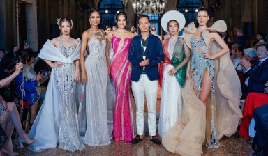 Bảo Hà hóa cô dâu nhí tại trời Tây trong thiết kế của NTK Hoàng Hải