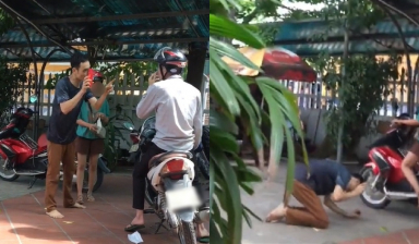 Bắt gặp bạn gái cùng 'trai lạ' trước cửa nhà nghỉ, chàng trai quỳ gối cảm ơn và 'chúc em hạnh phúc'