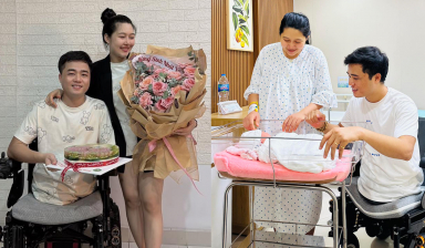 Cuộc sống hiện tại của chàng không chân Tô Đình Khánh sau 1 năm lấy vợ xinh đẹp và đón con gái thế nào?