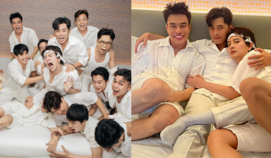 Tiệc độc thân 'quẩy tưng bừng' của Puka và Gin Tuấn Kiệt, Lê Dương Bảo Lâm khoe ảnh 'giường chiếu' với chú rể