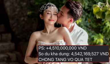 Đại gia Minh Nhựa tặng quà Tết cho vợ 'sương sương' hơn 4,5 tỷ đồng, nhìn số dư tài khoản mà 'hoa mắt'