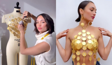 Thiết kế táo bạo của Miss Universe 2022 từ vỏ kẹo chocolate rầm rộ trên MXH vì quá độc lạ