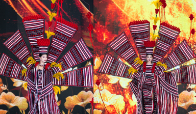 Đêm thi Trang phục Văn hoá Dân tộc Miss Grand Vietnam 2025 bùng nổ, Hoa hậu Quế Anh gây ấn tượng mạnh