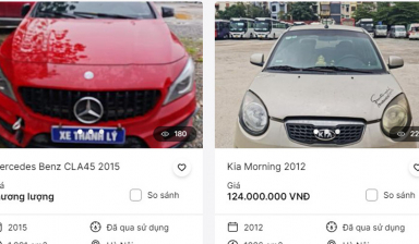Xe ô tô giá rẻ được ngân hàng thanh lí, giá chỉ từ 20 triệu đồng