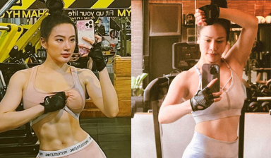 Sau Angela Phương Trinh, thêm một sao nữ khoe tập cơ bắp cuồn cuộn như lực sĩ!