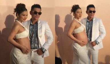 Mang thai tháng thứ 8, Phương Trinh Jolie 'bế bầu' khoe style quyến rũ ngoài bãi biển, được chồng chăm hết mực