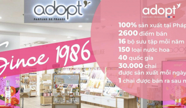 Adopt - Thương hiệu nước hoa “hàng hiệu giá bình dân'