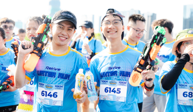 Trải nghiệm hè kiểu mới: vượt 5 trạm thử thách nước cực mát tại Revive Water Run 2025
