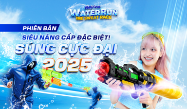 Revive Water Run 2025 chính thức trở lại với phiên bản hoàn toàn mới: Đường chạy nước thể lực nhất mùa hè