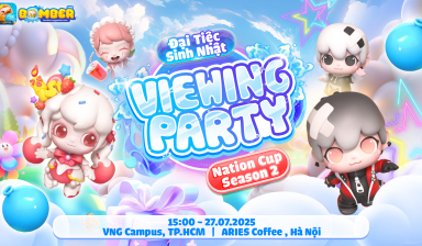 Bomber VNG tổ chức viewing party xem chung kết National Cup