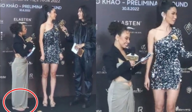 Ngọc Phước đi chân đất dẫn sơ khảo Miss Grand Việt Nam, bị Nguyên Thảo 'Ba Lùi' tuyên bố 'nghỉ chơi'?