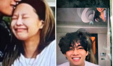 V (BTS) - Jennie (BLACKPINK) bị cho là lộ ảnh hôn trán, công ty vẫn một mực im lặng?