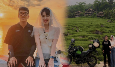 Bộ ảnh của một cặp đôi thực hiện khi đi qua 17 tỉnh thành Việt Nam khiến nhiều người ngưỡng mộ