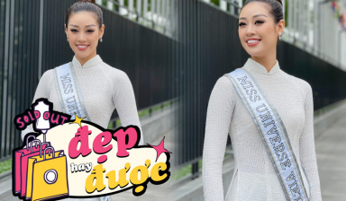 Hoa hậu Khánh Vân khoe dáng với Áo dài Việt Nam trên đường phố NewYork, đúng là 'nữ thần Áo dài' có khác!