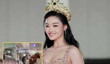 Hoa hậu Yến Nhi sửa nhà cho ba mẹ ở quê