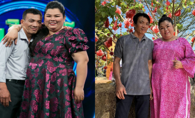 Nữ diễn viên Việt nổi tiếng kết hôn cùng chồng kém 60 cân, hai người hai nơi vẫn hạnh phúc