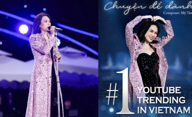 “Chuyện để dành” của Mỹ Tâm cán mốc Top 1  YouTube Trending sau 4 ngày ra mắt