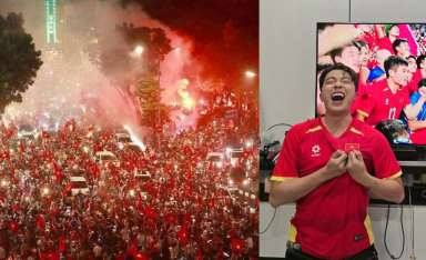 Loạt sao Việt “đi bão” ăn mừng chiến thắng U22 Việt Nam