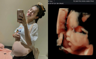 Diễn viên Quỳnh Lương kiệt sức ở tháng thứ 8 thai kỳ lần 2: Đau đớn toàn thân, khó khăn di chuyển