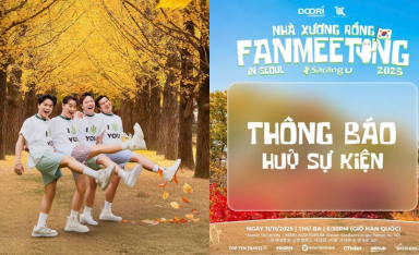 Fan meeting của Nhà Xương Rồng tại Seoul bất ngờ bị hủy