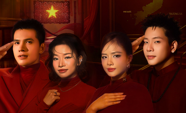 Quốc Thiên cùng 3 giọng ca vocalist đầy nội lực trong MV kết hợp AI 'Kiếp sau vẫn là người Việt Nam”