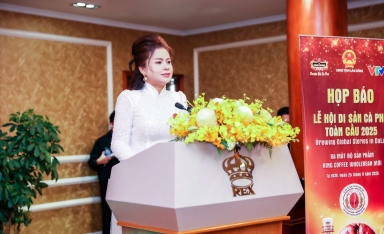 Bức tranh làm từ cà phê lập Kỷ lục Việt Nam sẽ trưng bày tại Lễ hội Di sản Cà phê Toàn cầu 2025