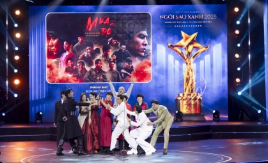 Mưa đỏ thắng lớn, Duy Khánh và Lâm Vỹ Dạ chung niềm vui diễn viên được yêu thích nhất hạng mục không gian mạng'