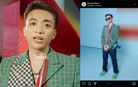 SOOBIN được trang chủ Louis Vuitton đăng clip riêng, sánh vai cùng Park Bo Gum và Yaya 